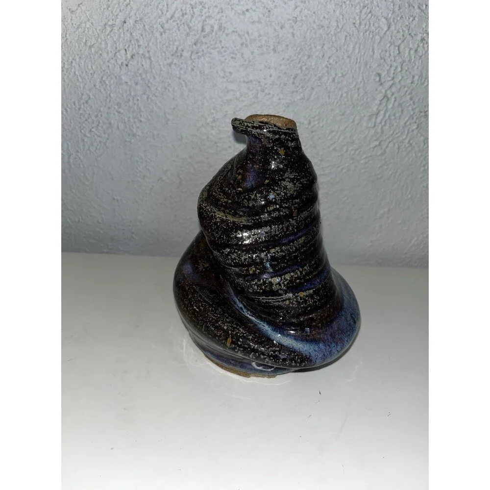 Hand-Thrown Studio Pottery Organic Form Vase